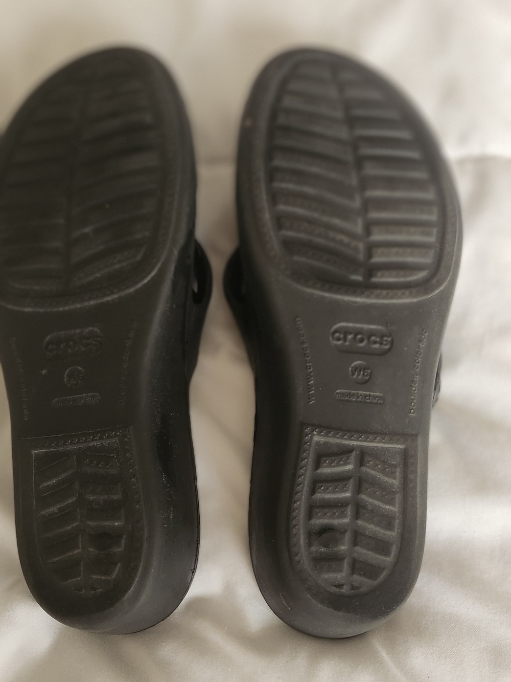 Crocs Black Classic Slide Sandals - Picture 7 of 8